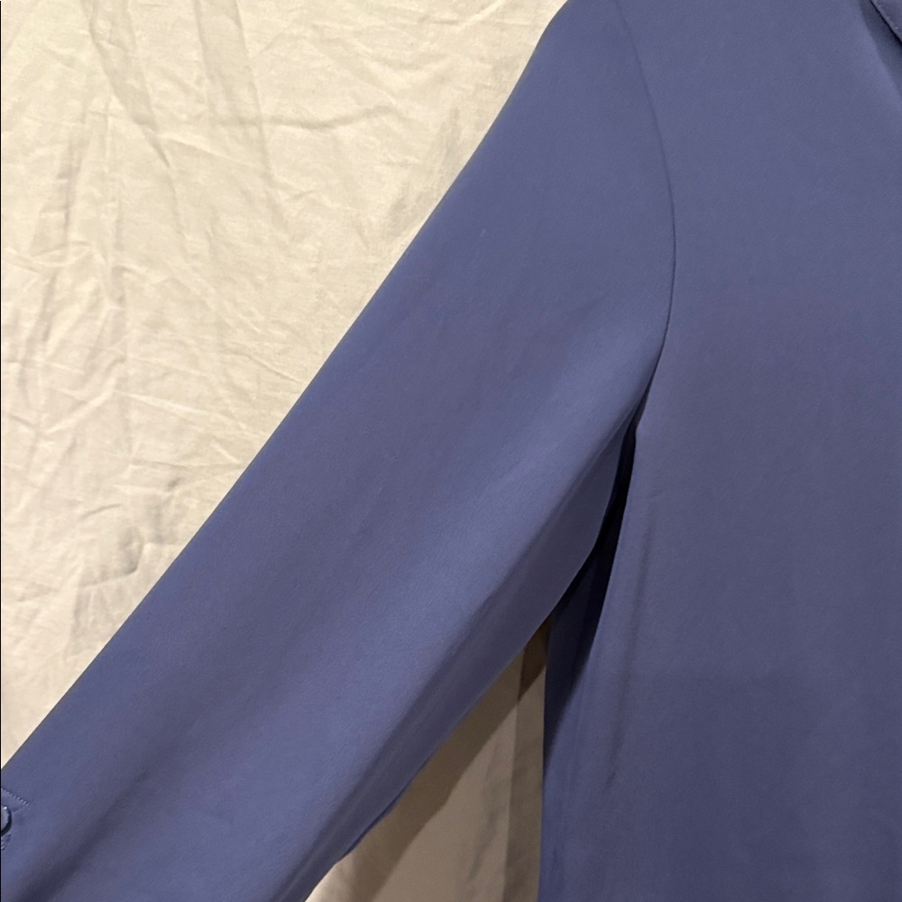 Chic Long Sleeve Blue Dress - Picture 6 of 15